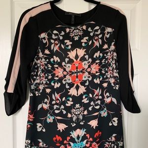 BCBG MAXAZRIA Flowery Blouse
